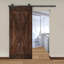 Porte de grange en bois lambrissé brut-89281937