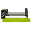 Lit de jour en bois pleine grandeur avec lit gigogne simple, bureau et port USB-2092432765