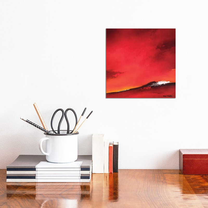Waving Line II by André Schrooten - Wrapped Canvas Painting, 30.48 cm H x 30.48 cm W