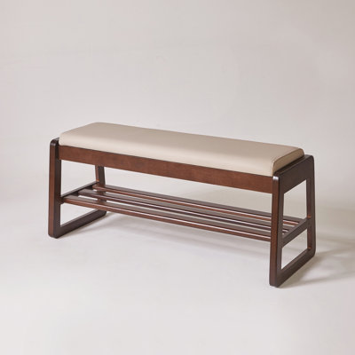 Wood Shoe Storage Bench, Hidden Lift Top Storage, Sturdy Shoe Rack Bench for Entryway Bedroom