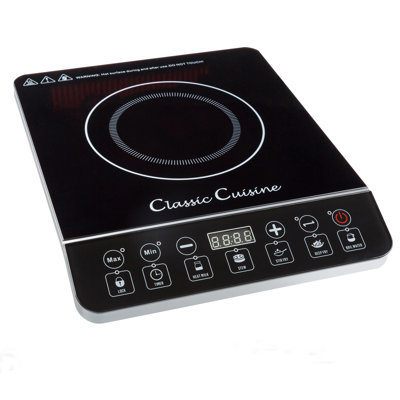 Multifunctional 1800W Electric Stove Top with Built-In Safety Tools and 10 Power Settings