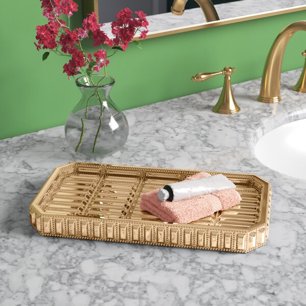 A Glam Gold Dish Drying Rack (for the Wall or Beside the Sink