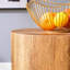 Table cylindrique avec un design délicat - 15,88 po de tous les côtés, 15,49 lb répond aux besoins de café, de salle à manger, de travail, d'écriture