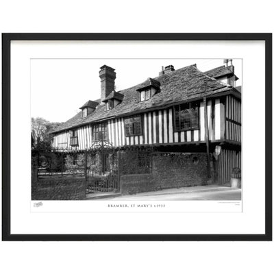 Bramber, St Mary's C1955 by Francis Frith - Single Picture Frame Print