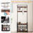 Entryway Bench with 9 Hooks, Hanging Rod & Shoe Storage Coat Rack