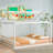 Villebois Bed Frame, Wooden House Bed with Headboard,Platform Bed-487047881
