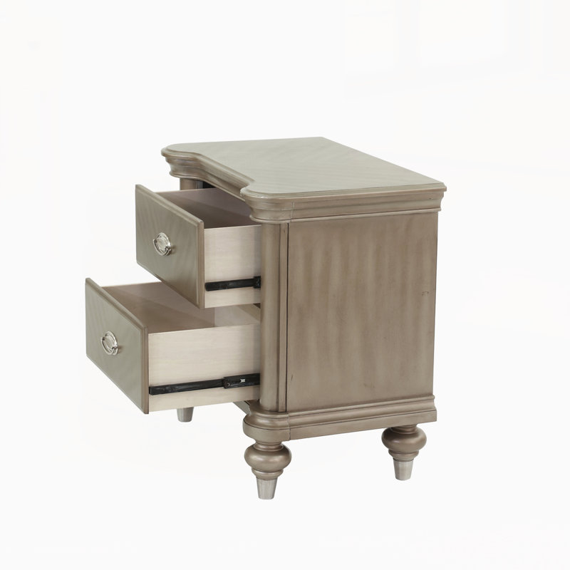Table de chevet moderne avec tiroirs