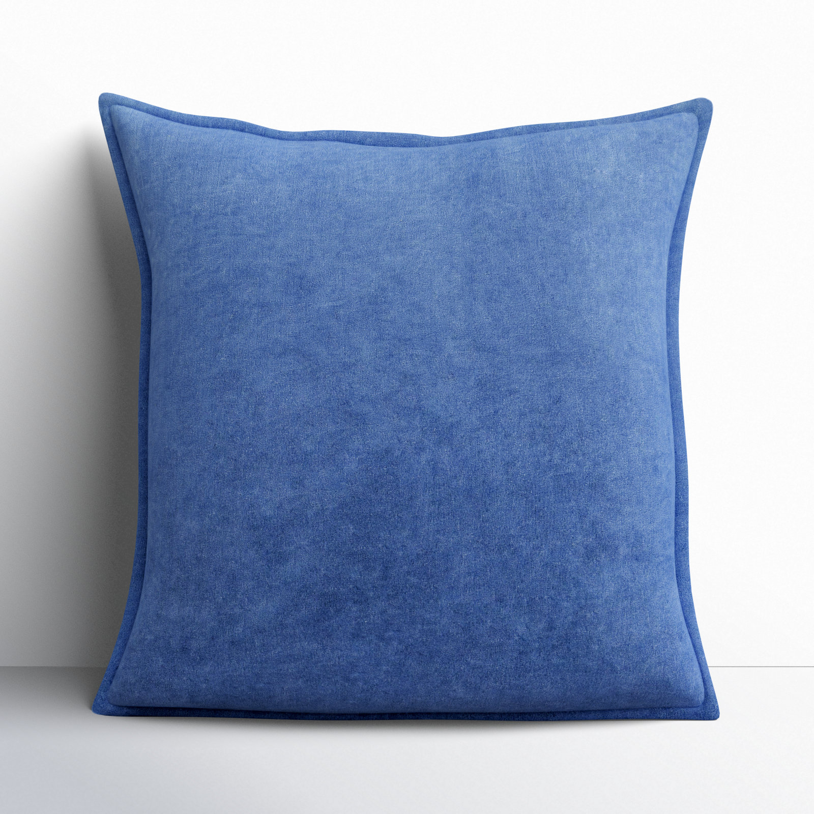 Edgar Throw Pillow, Dark Blue, Pillow Cover Only - No Insert, 18"H x 18"W