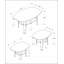 Ensemble de tables 3 pièces avec tables basses, de bout et d'appoint pour le salon, élégantes et durables avec beaucoup de rangement