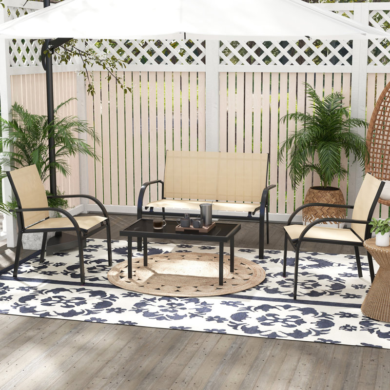 Anjuma 4 - Person Garden Lounge Set
