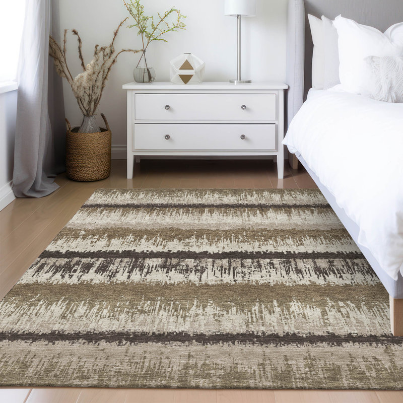 Chayden Indoor/Outdoor Chantille ACN1013 Gold Area Rug, Rectangle 2'6" x 3'10"