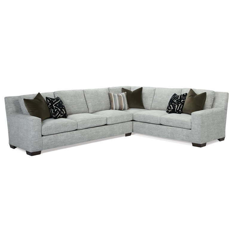 Sectional, Ebony, Capri Brown