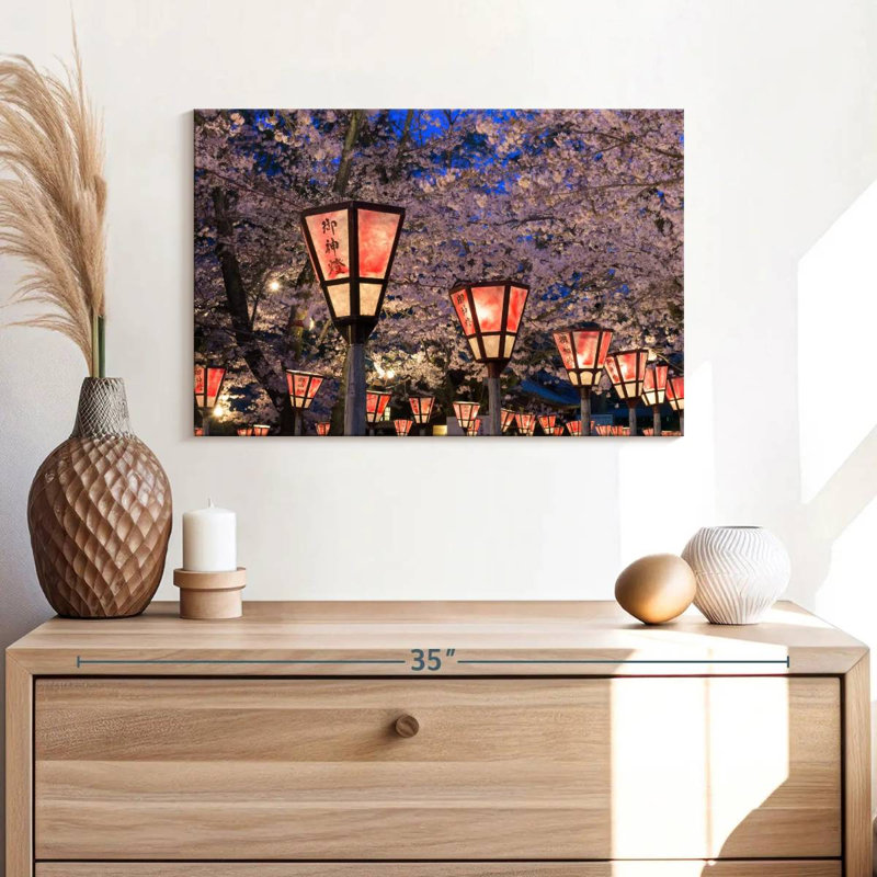 Lanternes Kerner Sakura, H 16 po x l 24 po