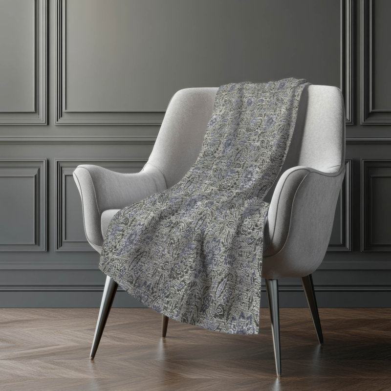 Jeté floral Sherpa ASB660 Addison, Kaki