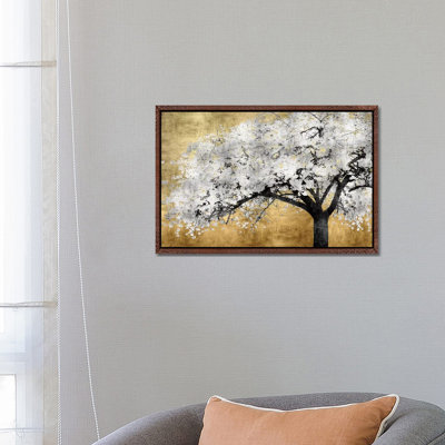 Silver Blossoms by Kate Bennett - Painting on Canvas