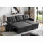 Convertible Upholstered Sectional Sofa With Pull-Out Chaise-1515953430