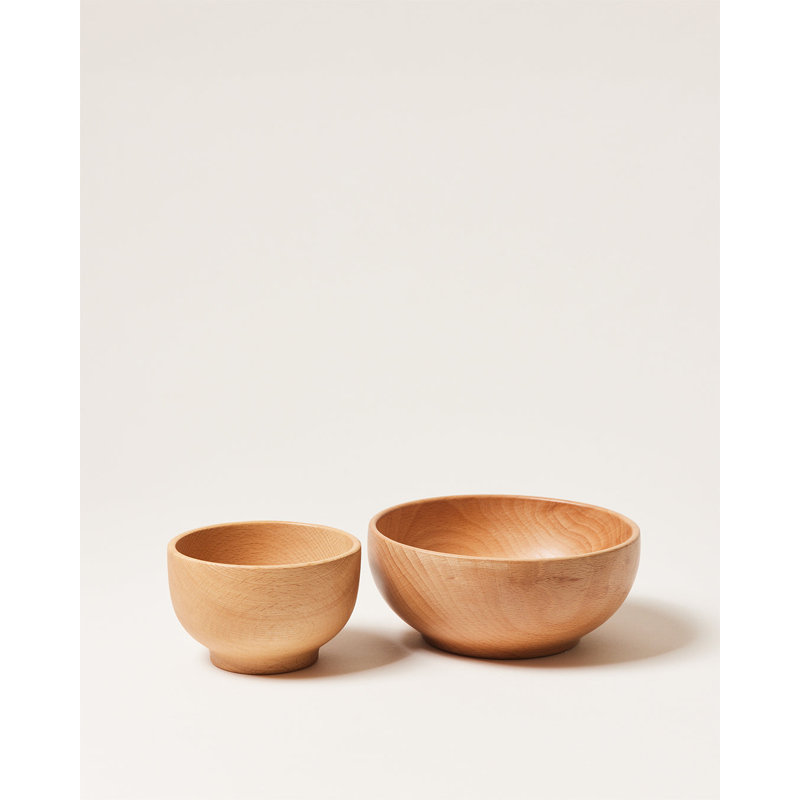 Utility Handmade Wood Salad Bowl