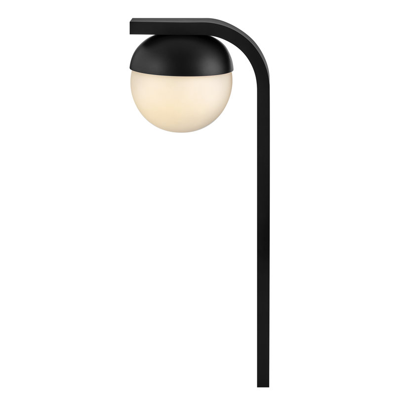 Realm Low Voltage Aluminum Pathway Light, Black