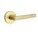 Stuttgart Privacy Lever with Disc Rose