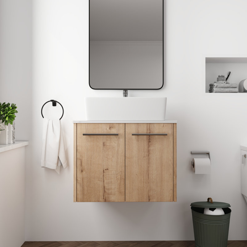 Ensemble de meuble-lavabo mural simple l 24 po Wyndemere
