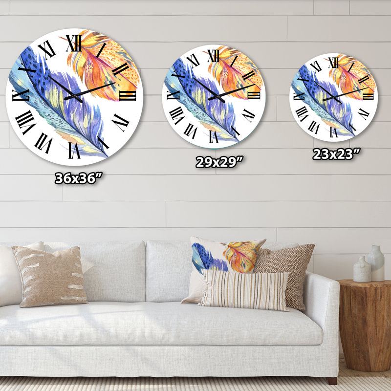 Horloge murale bohème et éclectique, Grand
