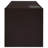 Halston Cappuccino 3-Drawer Office Computer Desk
