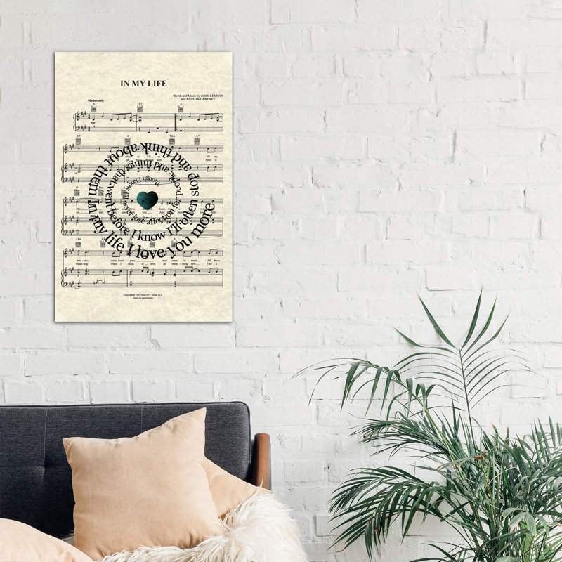 In My Life - Wrapped Canvas Print, 66.04 cm H x 45.72 cm W x 3.175 cm D, Wrapped Canvas