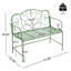 Banc de jardin extérieur Sunnydaze - vert