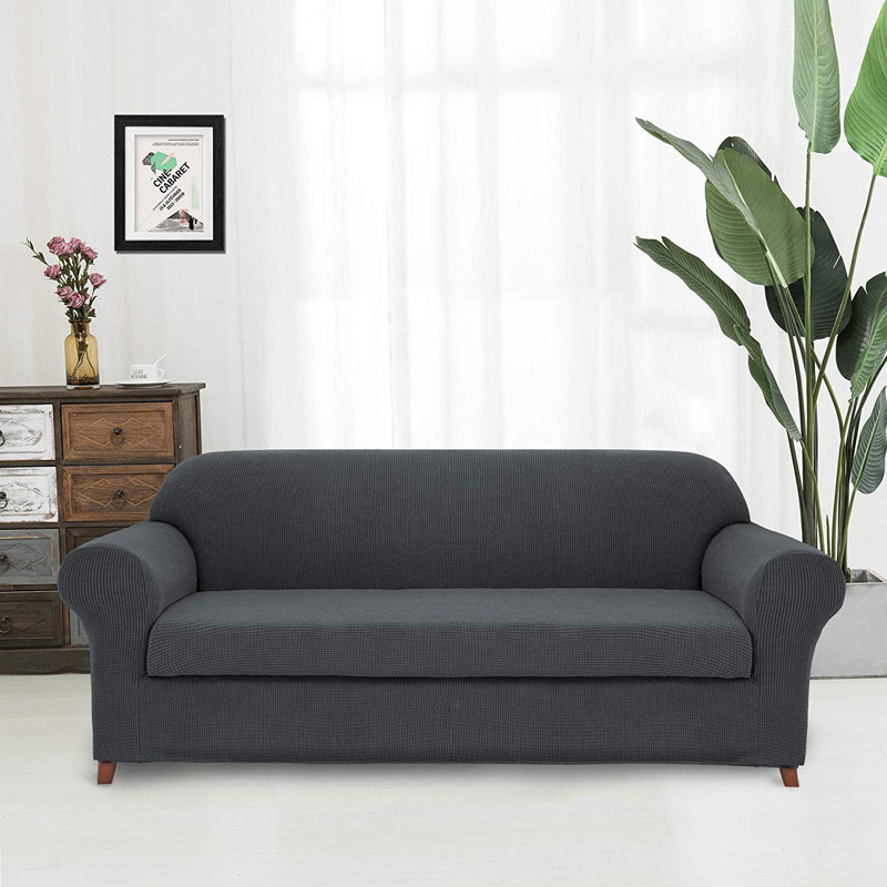 Housse pour coussin carré, Gris, H 42 po x l 70 po x P 42 po
