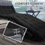 2 chaises longues pliantes, chaises de bronzage inclinables-440093774