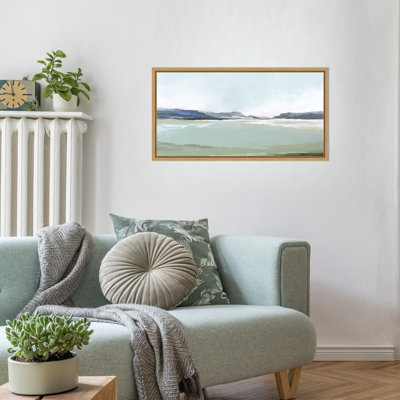 Lakeside ViewÂ  by Isabelle Z Framed Canvas Wall Art Print