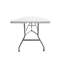 6 FT Granite Folding Table With Easy-Carry Handle, Hallway Table
