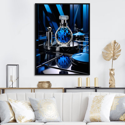 Laiyton " Fashion Blue Perfume Delight I " Color Photography Print