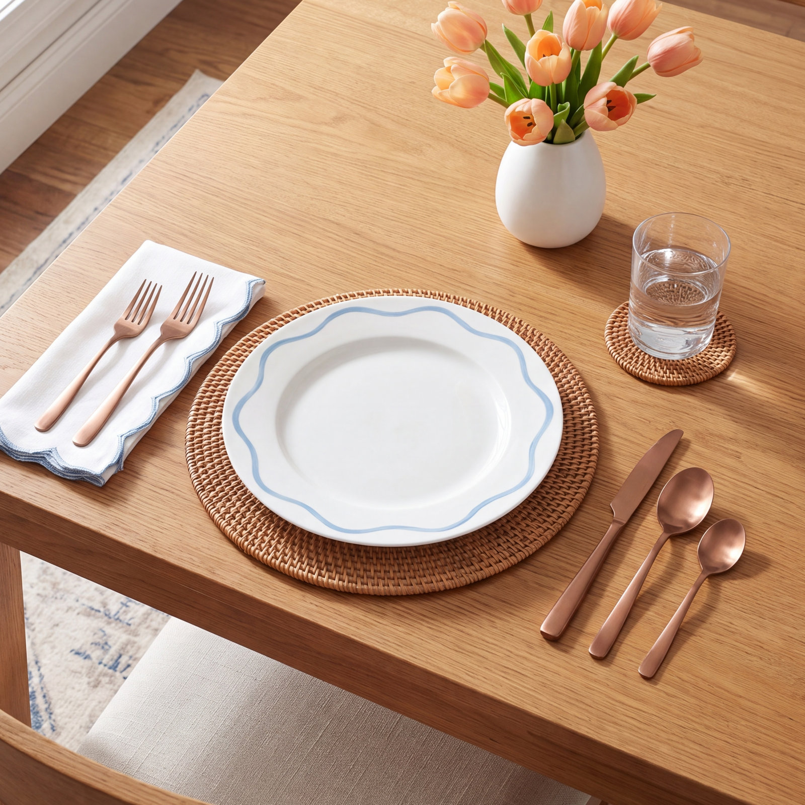 Flatware Set - Service for 4, Champagne
