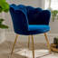 Bruning Scallop Velvet Barrel Accent Chair-1088046554