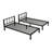 Twin Over Twin   Twin Bunk Beds For 3, Twin XL Over Twin   Twin Bunk Bed Metal Triple Bunk Bed, Black