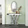 Amla 35.43"Console Table and Wall Mirror Set