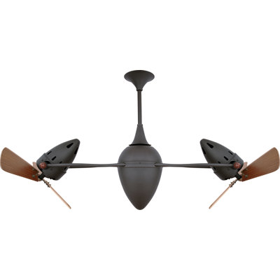 48" Ar Ruthiane 6 Blade Ceiling Fan with Wall Control