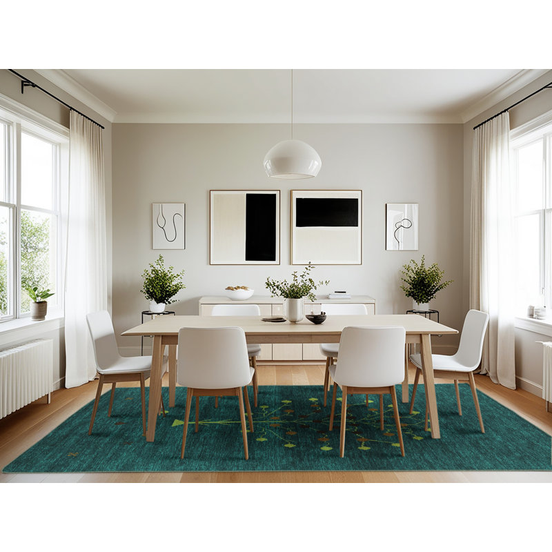 Shelana Performance Floral Indoor Rug, Rectangle 7' x 10'