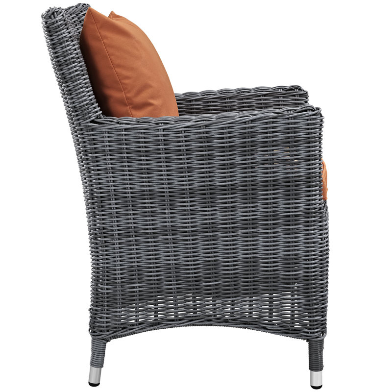 Ensemble repas d'extérieur 2 pièces Modway, Toile Sunbrella® toscan