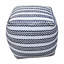 Pouf en tissu, repose-pieds