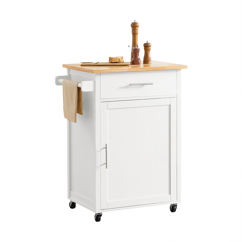 Gutherez Wood Kitchen Cart