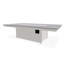48" x 84" Rustic Fire Table with Propane Shelf-700113038