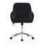 Chaise de bureau ergonomique, revêtement en velours, base argentée, minimise l'inconfort physique, style, structure et améliore le confort général-797514924