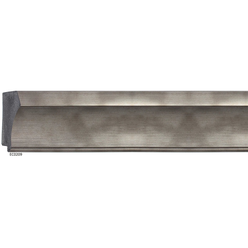 Sterling Rectangle Beveled Wall Mirror, Pewter, 40.75" x 28.75"