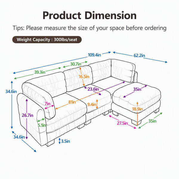 Dimensions du produit