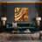 Gradient Abstract 6 Brown Canvas Wall Art-71838850