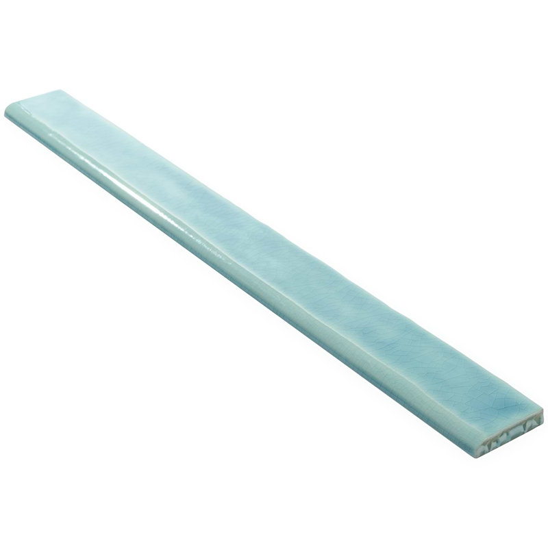 Carolina 2x20 Polished Ceramic Bullnose, Bay