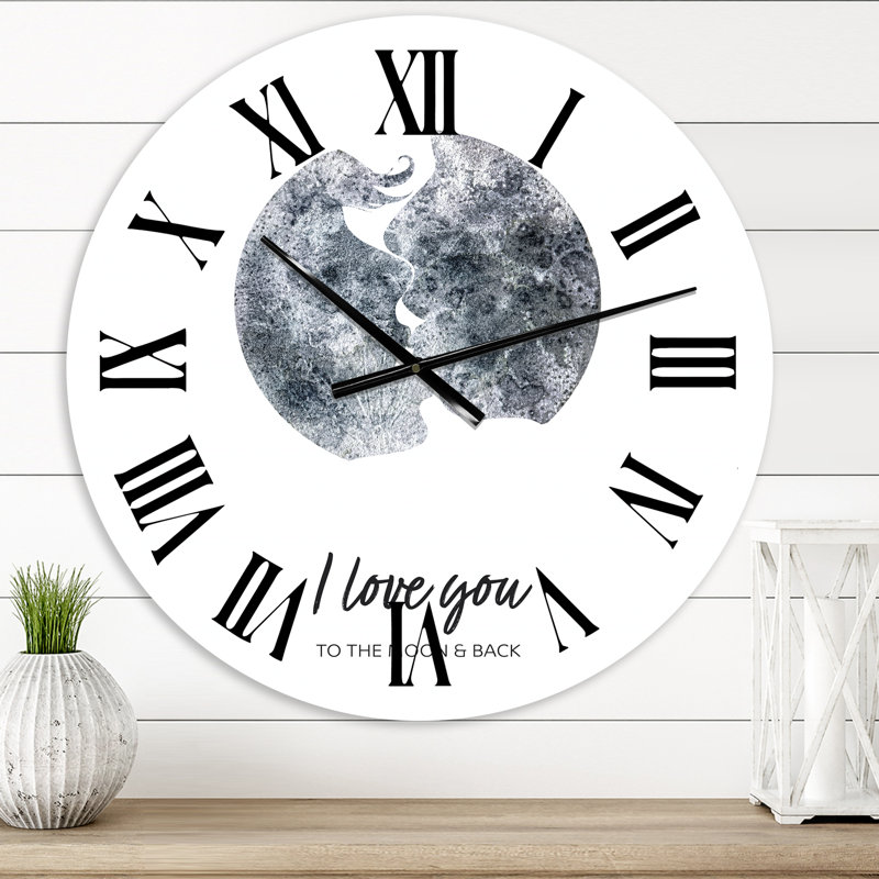Horloge murale romantique, Moyen