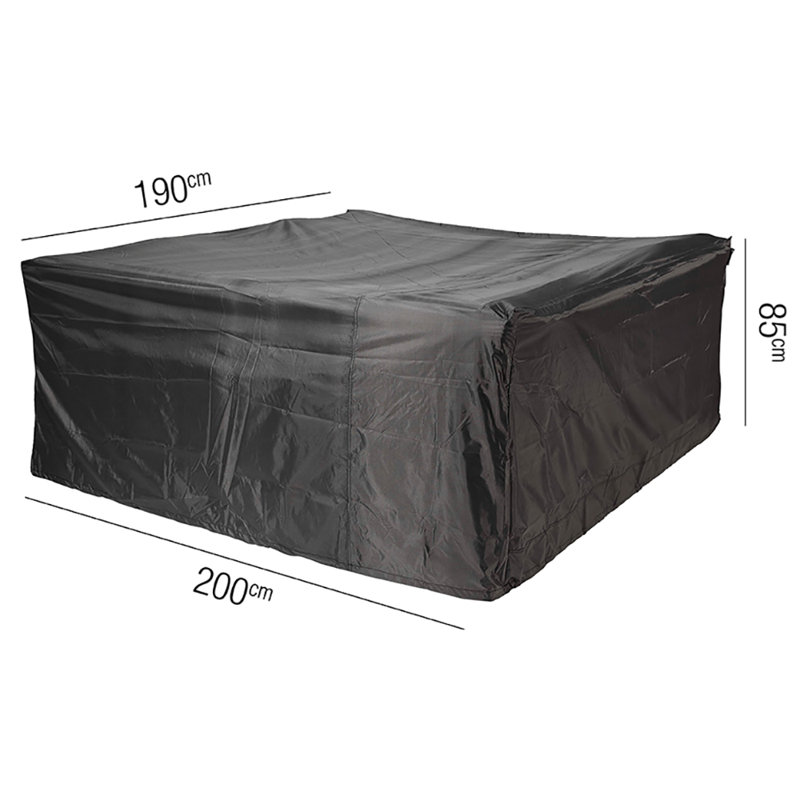 Jayant Outdoor Patio Dining Set Cover, 85cm H x 200cm W x 190cm D